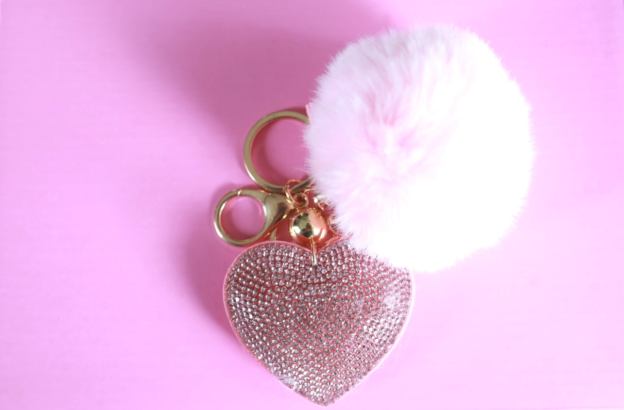 🩷Light Pink Heart keychain 🩷